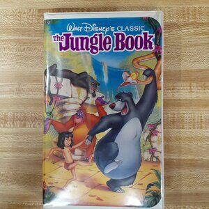 The Jungle Book VHS 1991 The Classics Black Diamond Spring Lead Disney Clamshell